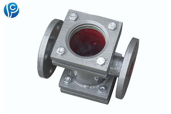 butt-welded flanged, flange sight glass