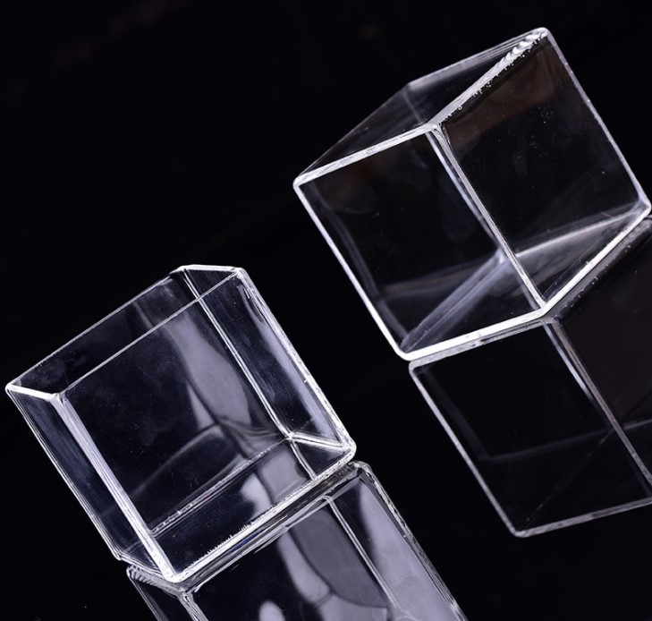 Quartz square cylinder,square quartz glassware,square glass petri dish