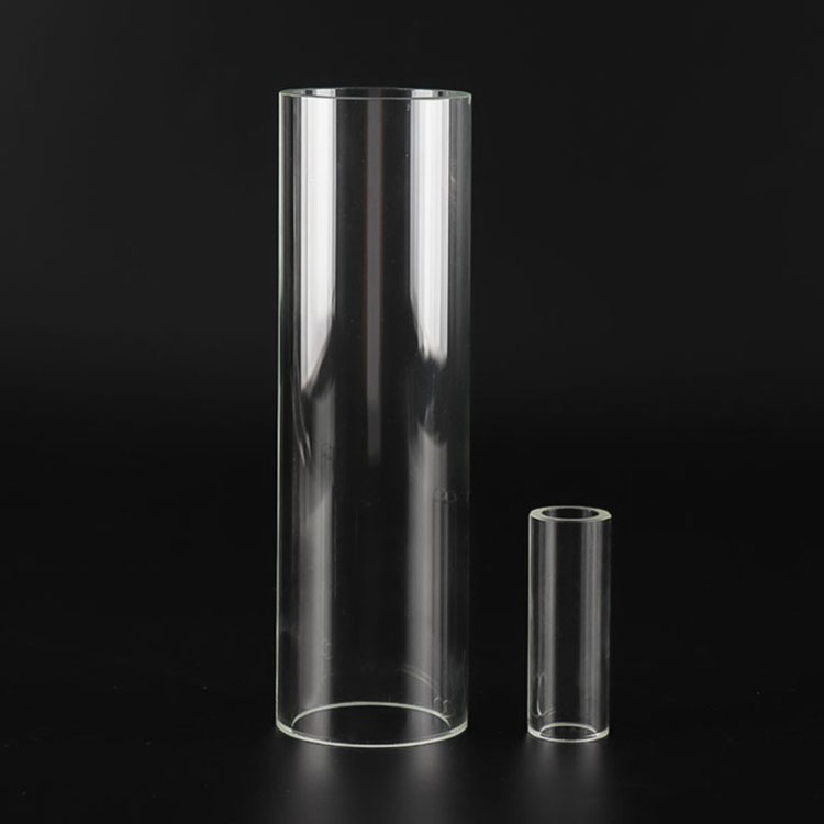 Furnace Quartz  high purity transparent glass tube 