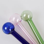 Wholesale cheap glass oil burner pipes Colored Glass Water Pipe Bubbler Pyrex Oil Burner Glass Pipe 