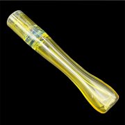 Glass One Hitter Pipes Cute Golden glass smoking Pipe